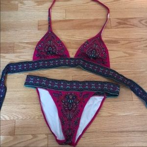 Paisley bikini set